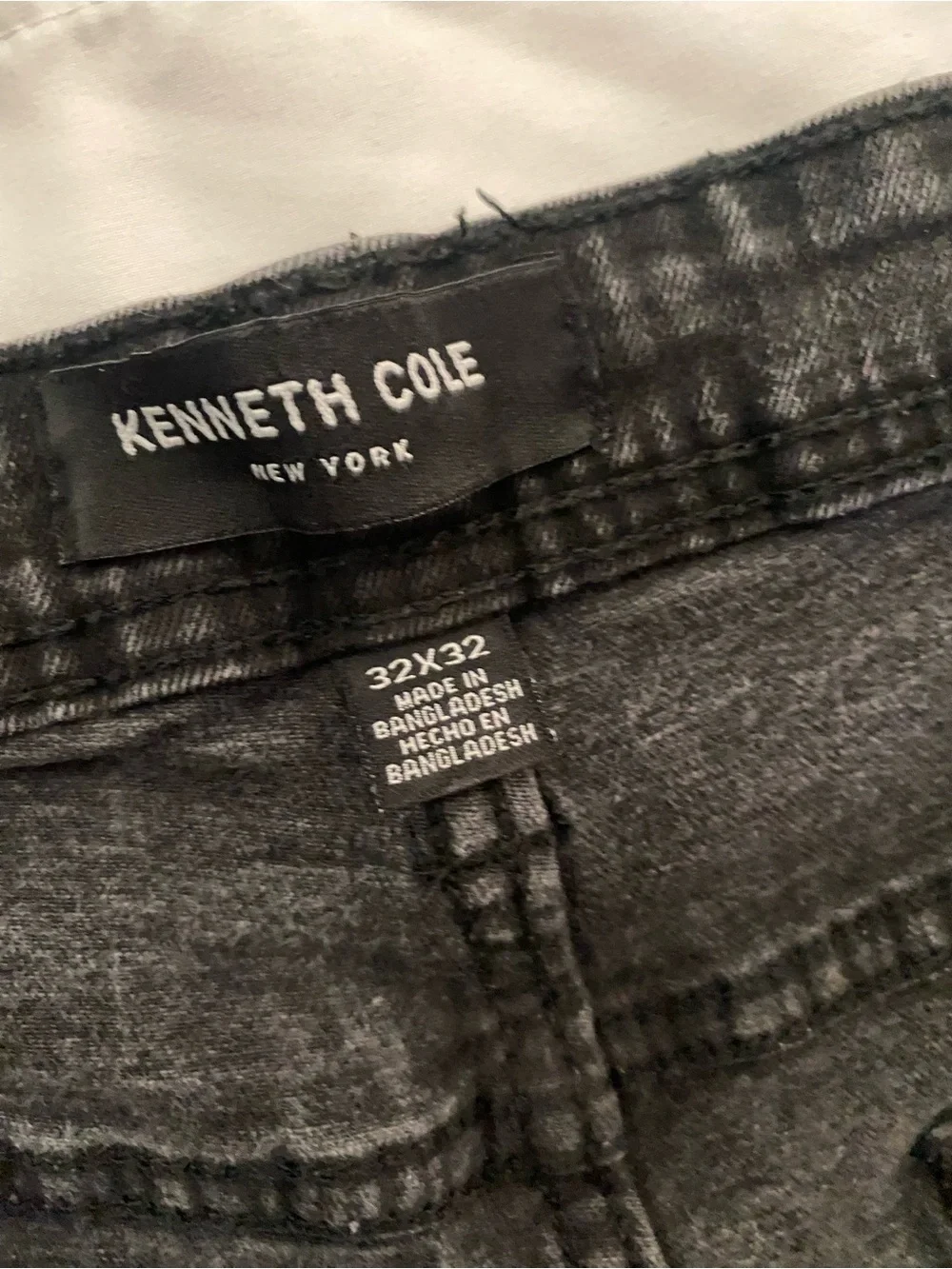 Kenneth Cole New York Men's Black Slim Fit Jeans